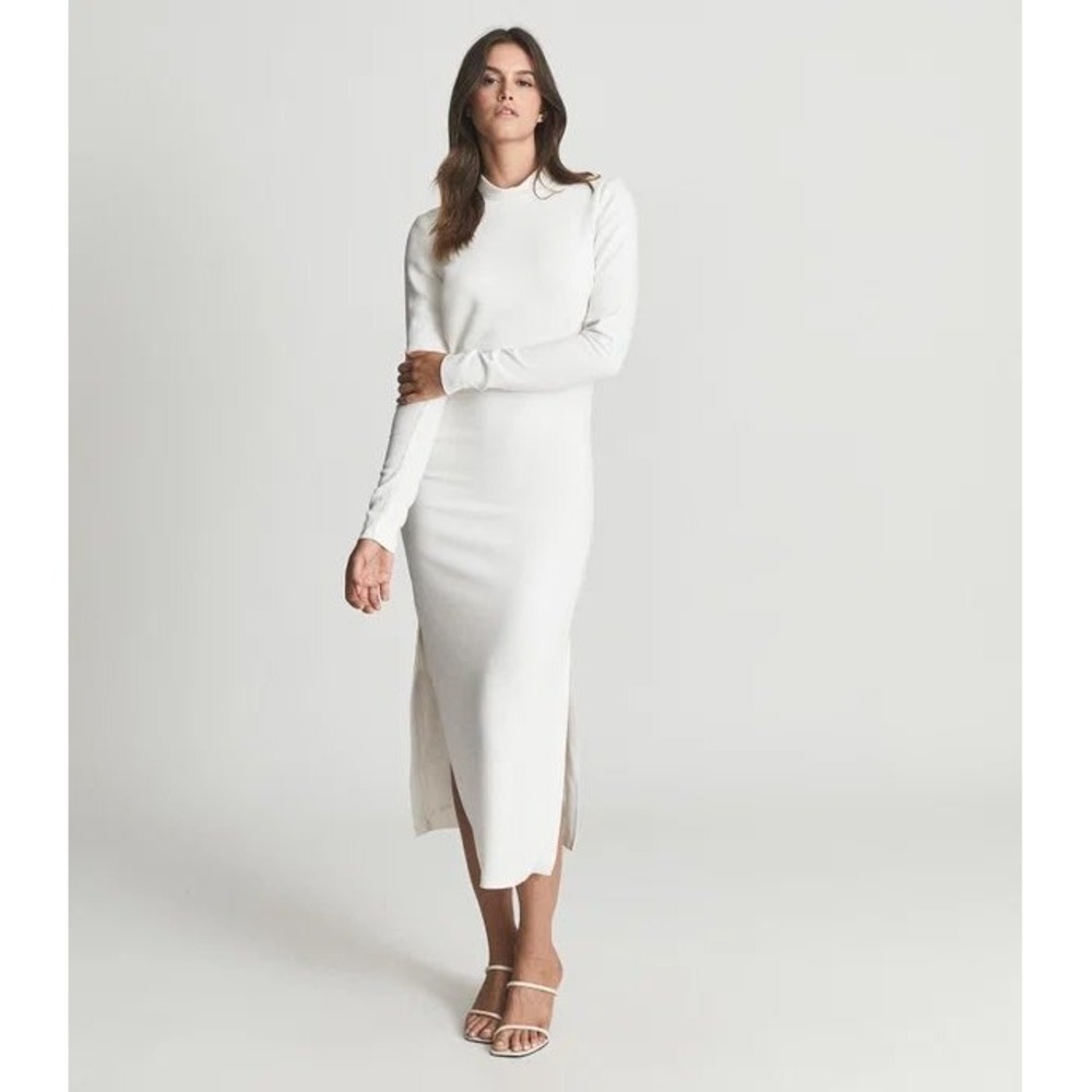 Reiss Martha Open Back Midi Dress
